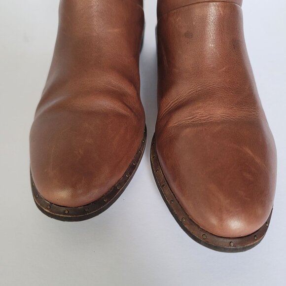 UGG Bruno Leather Ankle Booties With Back Zip. Size US 7/EU 38 - Picture 3 of 11